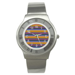 Pattern Stainless Steel Watch by gasi