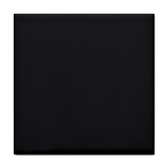 Simulated Black Carbon Fiber Steel Tile Coasters by PodArtist