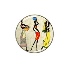 Woman Ethic African People Collage Hat Clip Ball Marker (4 Pack) by Celenk