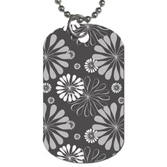 Floral Pattern Floral Background Dog Tag (two Sides) by Celenk