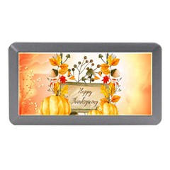 Happy Thanksgiving With Pumpkin Memory Card Reader (mini) by FantasyWorld7