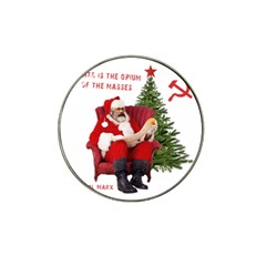 Karl Marx Santa  Hat Clip Ball Marker (4 Pack) by Valentinaart