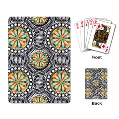 Beveled Geometric Pattern Playing Card by linceazul