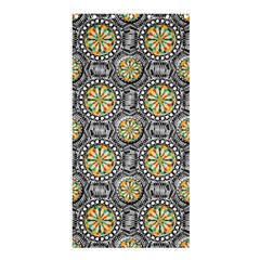 Beveled Geometric Pattern Shower Curtain 36  X 72  (stall)  by linceazul