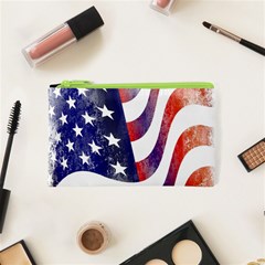 Usa Flag America American Cosmetic Bag (xs) by Celenk