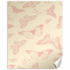 Butterfly Butterflies Vintage Canvas 11  X 14   by Celenk