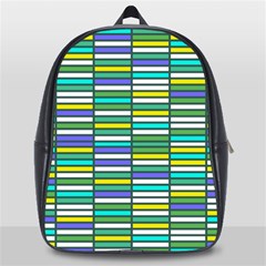 Color Grid 03 School Bag (large) by jumpercat