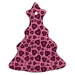 Leopard Heart 03 Ornament (christmas Tree)  by jumpercat