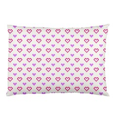 Pixel Hearts Pillow Case (two Sides) by jumpercat