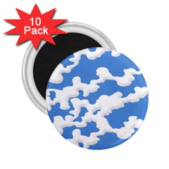 Cloud Lines 2 25  Magnets (10 Pack)  by jumpercat