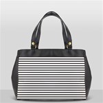 Basic Horizontal Stripes Office Handbags Front