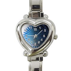 Data Computer Internet Online Heart Italian Charm Watch by BangZart