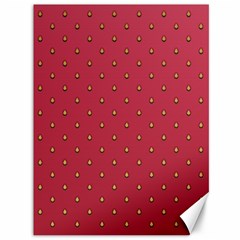 Strawberry Pattern Canvas 36  X 48   by jumpercat