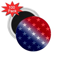 America Patriotic Red White Blue 2 25  Magnets (100 Pack)  by BangZart