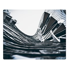 Architecture Modern Skyscraper Double Sided Flano Blanket (large)  by BangZart