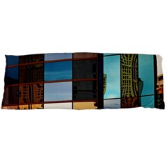 Glass Facade Colorful Architecture Body Pillow Case (dakimakura) by BangZart