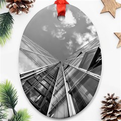 Architecture Skyscraper Oval Ornament (two Sides) by BangZart