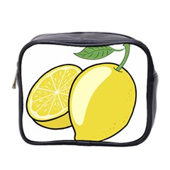 Lemon Fruit Green Yellow Citrus Mini Toiletries Bag 2-side by BangZart