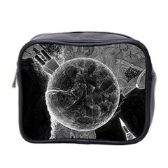 Space Universe Earth Rocket Mini Toiletries Bag 2-side by BangZart