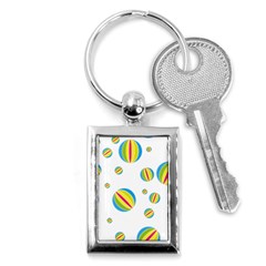 Balloon Ball District Colorful Key Chains (rectangle)  by BangZart