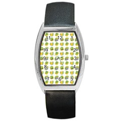 St Patrick S Day Background Symbols Barrel Style Metal Watch by BangZart