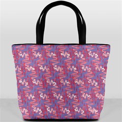 Pattern Abstract Squiggles Gliftex Bucket Bags by Celenk