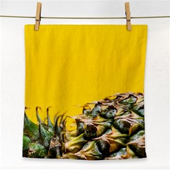 Pineapple Raw Sweet Tropical Food Face Towel by Celenk