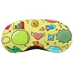 Cute Sketch Child Graphic Funny Sleeping Masks by Celenk