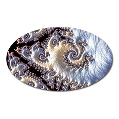 Fractal Art Design Fantasy 3d Oval Magnet by Celenk