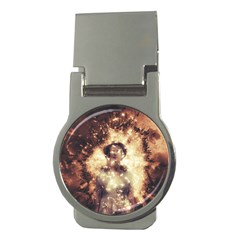 Science Fiction Teleportation Money Clips (round)  by Celenk