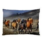 Horses Stampede Nature Running Pillow Case (Two Sides) Front