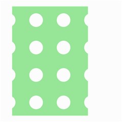 Lime Dot Small Garden Flag (two Sides) by snowwhitegirl