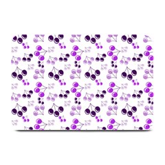 Purple Cherries Plate Mats by snowwhitegirl