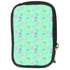 Mint Heart Cherries Compact Camera Cases by snowwhitegirl