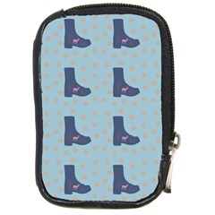 Deer Boots Teal Blue Compact Camera Cases by snowwhitegirl