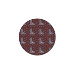 Deer Boots Brown Golf Ball Marker (4 pack) Front