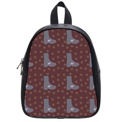 Deer Boots Brown School Bag (small) by snowwhitegirl