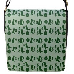 Green Boots Flap Messenger Bag (s) by snowwhitegirl