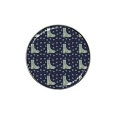 Blue Boots Hat Clip Ball Marker by snowwhitegirl