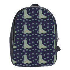 Blue Boots School Bag (large) by snowwhitegirl