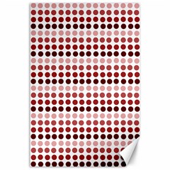 Reddish Dots Canvas 24  X 36  by snowwhitegirl