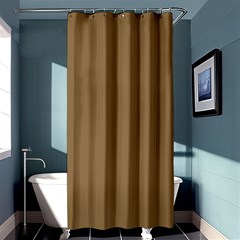 Brownish Shower Curtain 36  X 72  (stall)  by snowwhitegirl