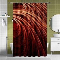 Abstract Fractal Digital Art Shower Curtain 48  X 72  (small)  by Nexatart