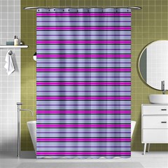 Color Line 4 Shower Curtain 48  X 72  (small)  by jumpercat