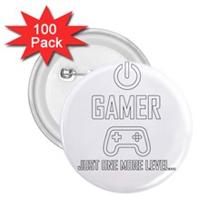 Gamer 2 25  Buttons (100 Pack)  by Valentinaart