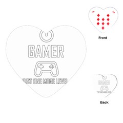 Gamer Playing Cards (heart)  by Valentinaart