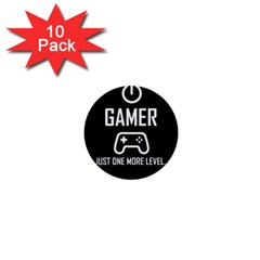 Gamer 1  Mini Buttons (10 Pack)  by Valentinaart