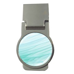 Texture Seawall Ink Wall Painting Money Clips (round)  by Nexatart