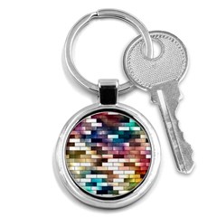 Background Wall Art Abstract Key Chains (round)  by Nexatart