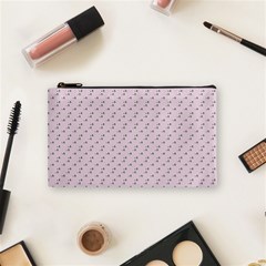 Pink Flowers Pink Cosmetic Bag (small)  by snowwhitegirl